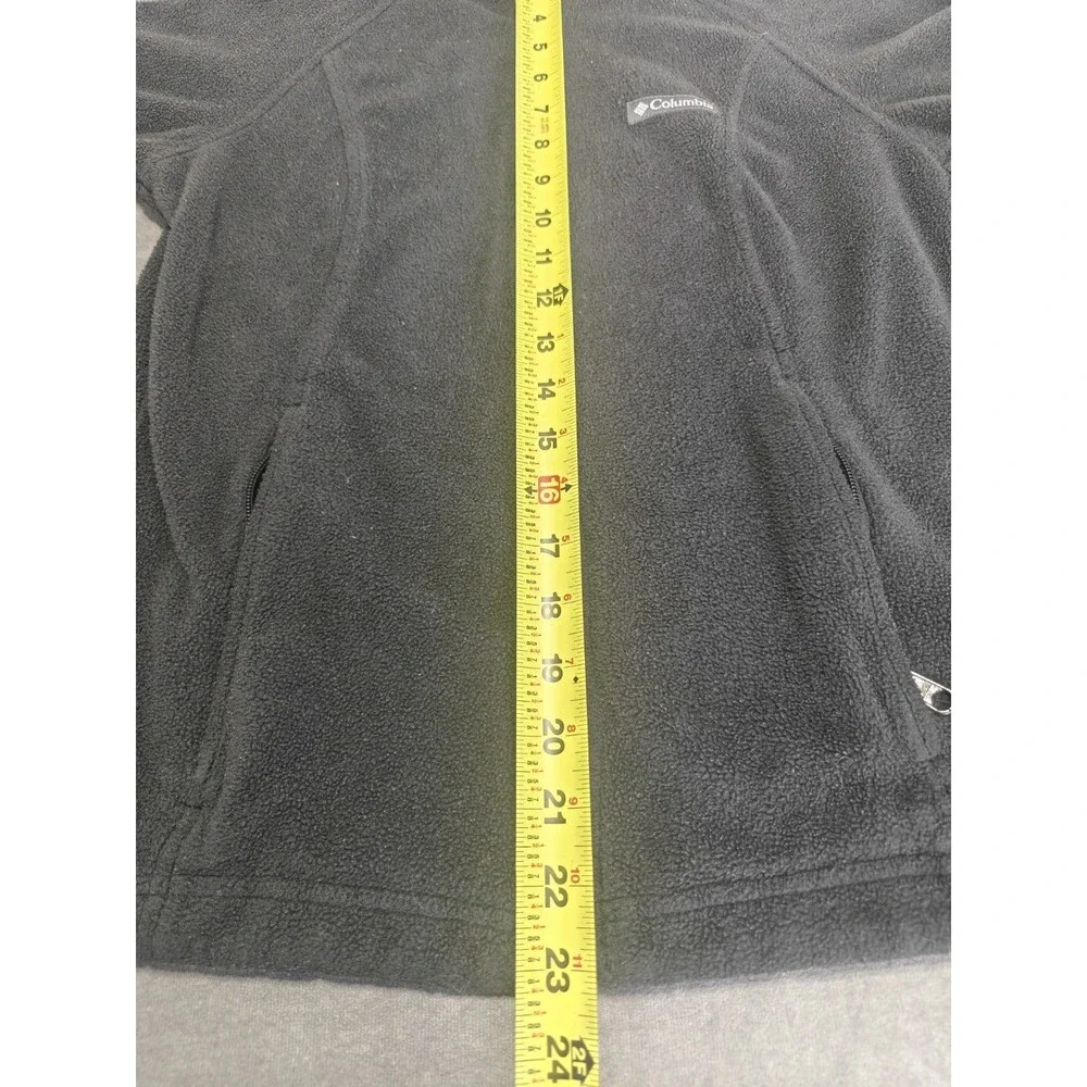 Columbia Women’s Small Black Full Zip Fleece Jacket Outdoor Casual